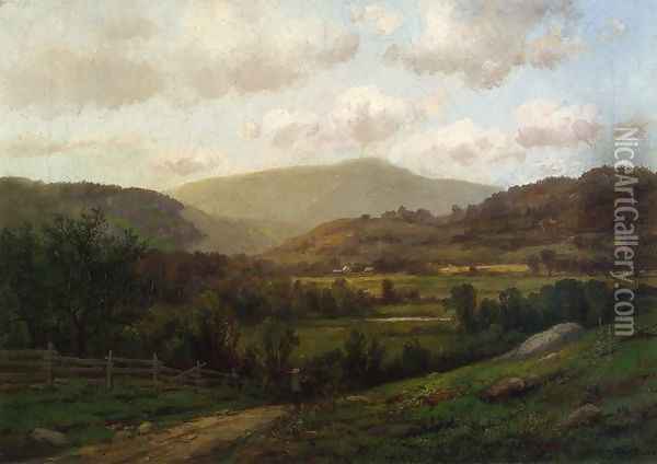 New England Landscape Oil Painting - Daniel Folger Bigelow