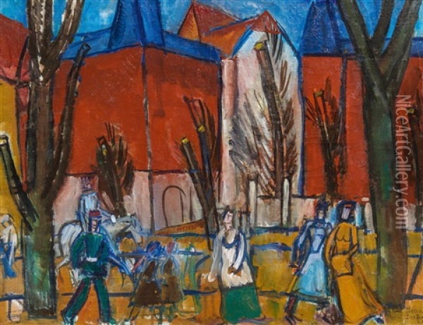 Munchen Oil Painting - Raoul Dufy