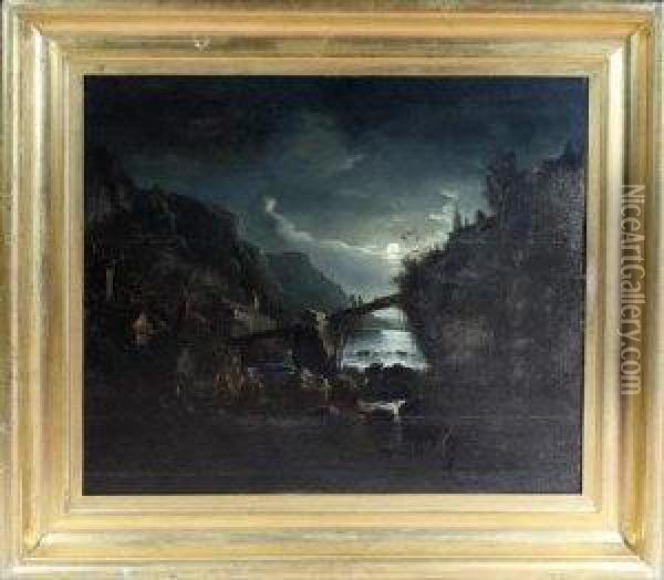 A Follower Of Henry Pether Oil Painting - Henry Pether