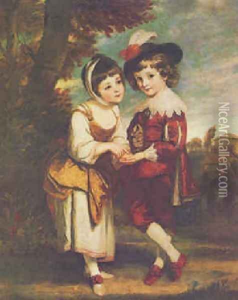 Young Fortune Teller Oil Painting - Sir Joshua Reynolds
