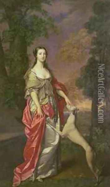 Elizabeth Gunning Duchess of Hamilton Oil Painting - Gavin Hamilton
