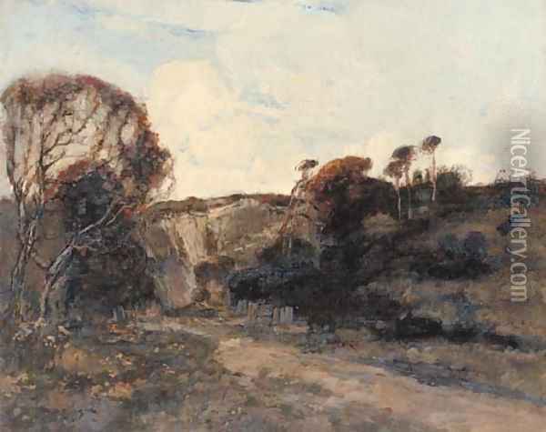 The quarry Oil Painting - William Alfred Gibson