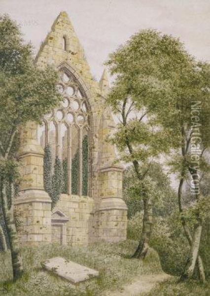 Youghal Abbey Oil Painting - James Lawson Stewart