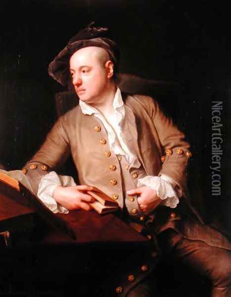 Portrait of a Gentleman, 1761 Oil Painting - Adrien Carpentiers