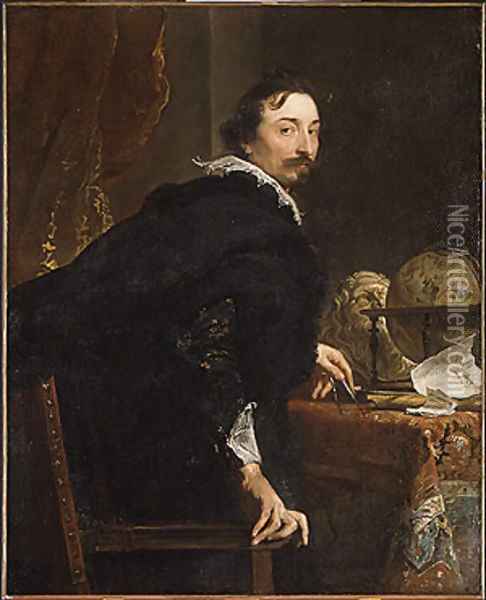 Lucas van Uffel (died 1637) ca 1621 Oil Painting - Sir Anthony Van Dyck