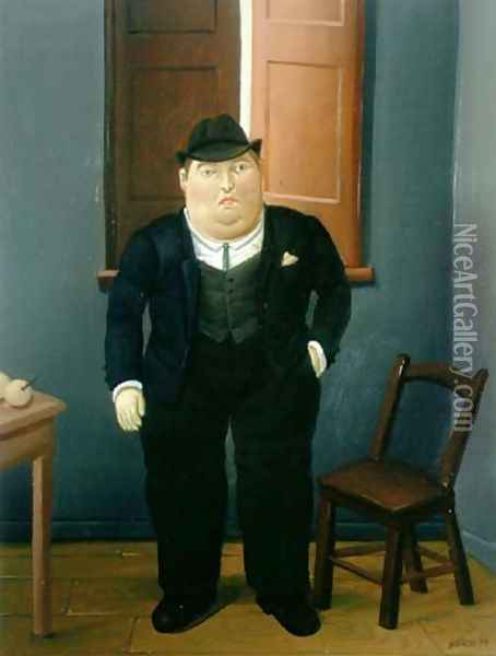 Man II Oil Painting - Fernando Botero