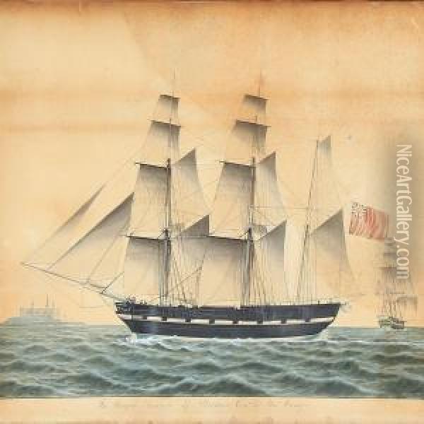 The Barque Universe Of Aberdeen , Comd Oil Painting - Jacob Petersen