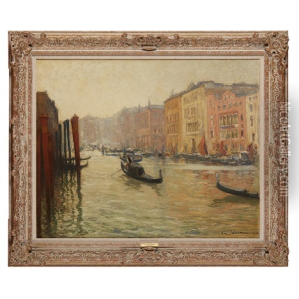 The Grand Canal Venice Oil Painting - Pierre Waidmann