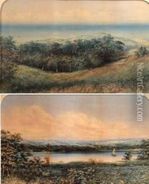 Ranworth Broad And Cromer Oil Painting - Will. Philip Barnes Freeman