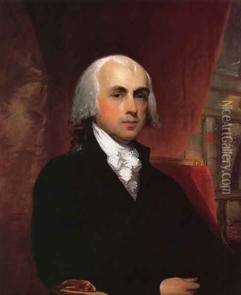 James Madison Oil Painting - Gilbert Stuart