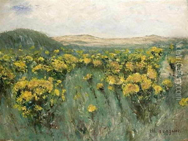 In Der Eifel Oil Painting - Helmuth Liesegang