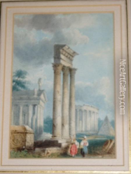 Jupiter Temple Oil Painting - Andrew Mercer