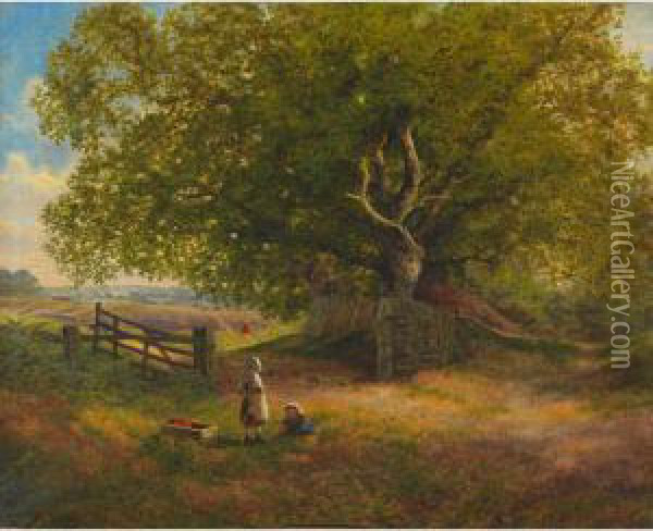 Chislehurst, Surrey Oil Painting - John Clayton Adams