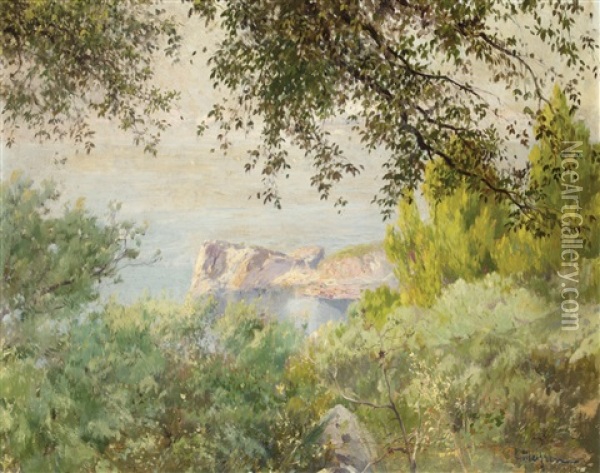 Mallorca Oil Painting - Eliseo Meifren y Roig