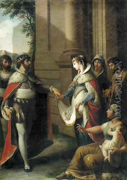 The Miracle of St Casilda c. 1820 Oil Painting - Zacarias Gonzalez Velazquez