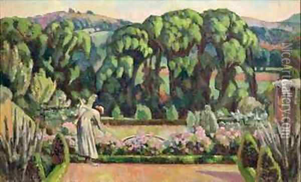 The Artists Garden at Durbins Oil Painting - Roger Eliot Fry