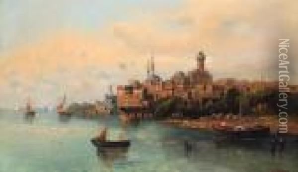 Constantinople Oil Painting - Karl Kaufmann
