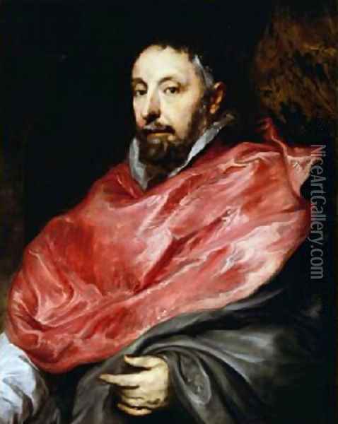 Portrait of Antoine Triest Bishop of Ghent 1627 Oil Painting - Sir Anthony Van Dyck