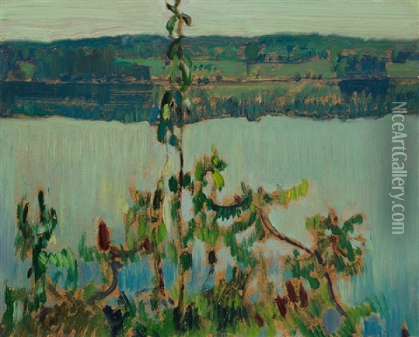 The Lake Oil Painting - James Edward Hervey MacDonald