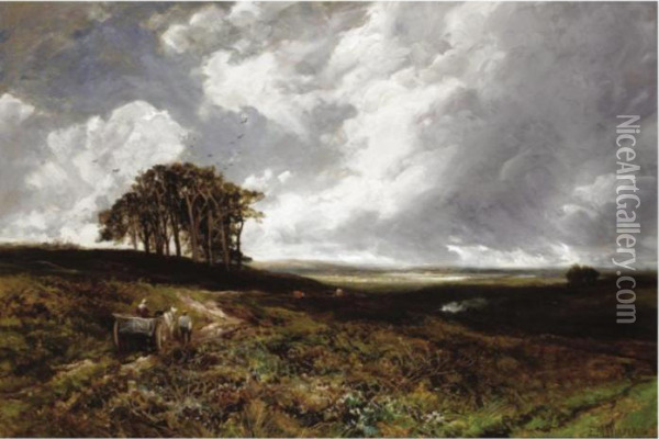 Returning To The Farm Oil Painting - Edmund Morison Wimperis