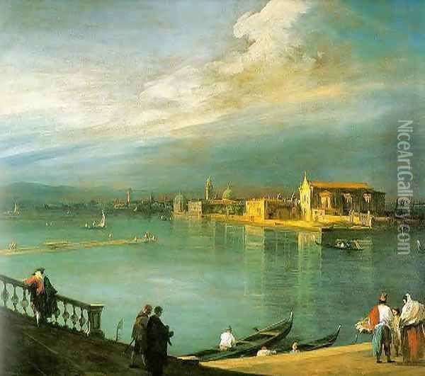 San Cristoforo, San Michele and Murano Oil Painting - (Giovanni Antonio Canal) Canaletto