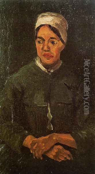 Peasant Woman, Seated Oil Painting - Vincent Van Gogh