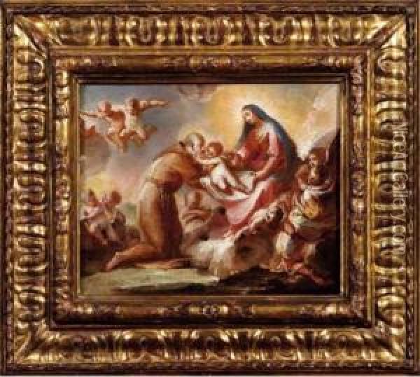 Scena Sacra Oil Painting - Francesco Conti