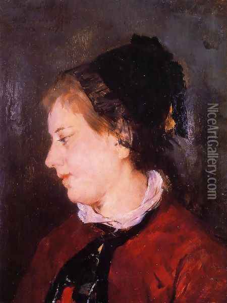 Portrait Of Madame Sisley Oil Painting - Mary Cassatt