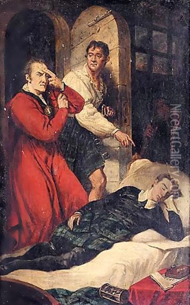 The Death Of The Earl Of Argyll, 1685 Oil Painting - James Northcote