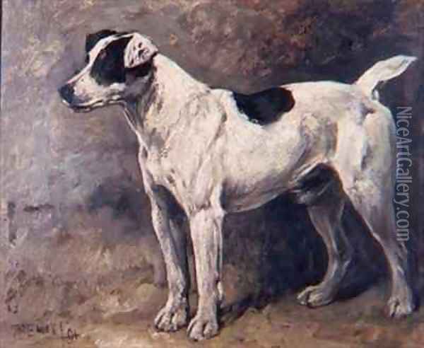 A Jack Russell Oil Painting - John Emms