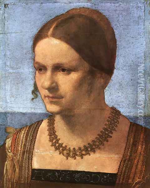 Portrait of a Venetian Woman 2 Oil Painting - Albrecht Durer