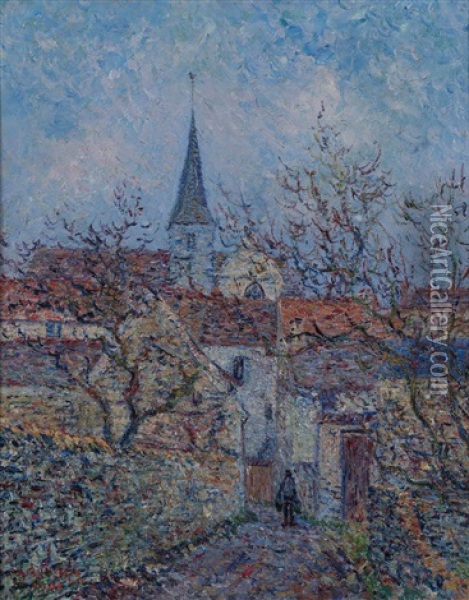 The Baptism Of Christ Oil Painting - Gustave Loiseau