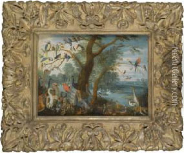 A Concert Of Birds Oil Painting - Jan van Kessel