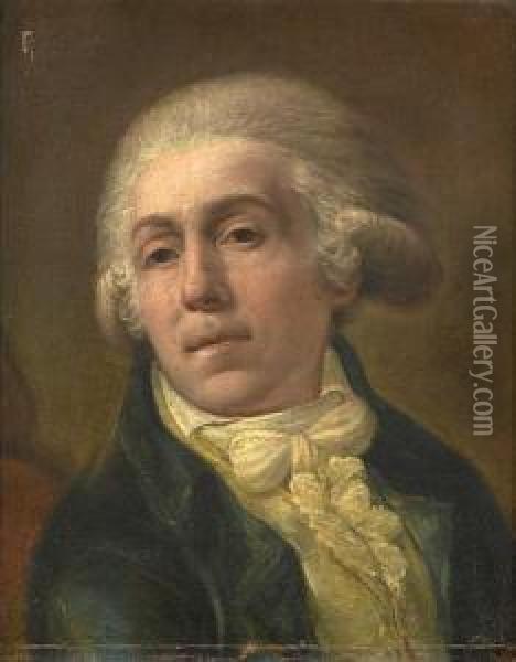 Portrait Of A Gentleman Oil Painting - Domenico Pellegrini