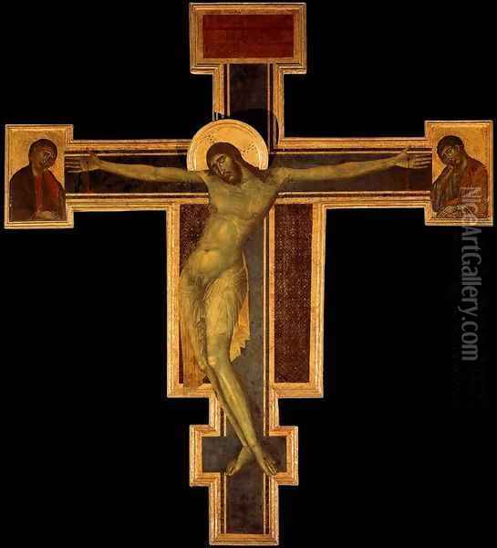 Crucifix 2 Oil Painting - (Cenni Di Peppi) Cimabue