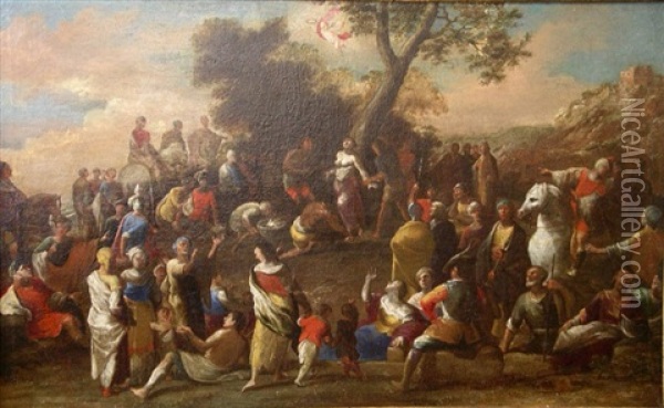 Le Martyre De Sainte Agathe Oil Painting - Scipione Compagno