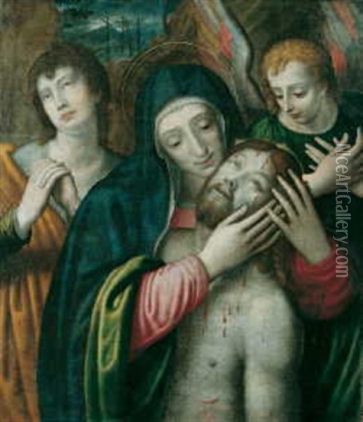 Die Beweinung Christi Oil Painting - Bernardino Luini