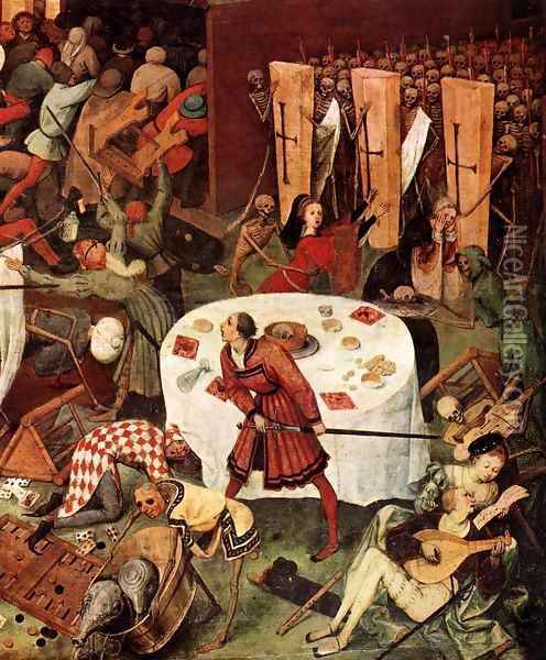 The Triumph of Death (detail) 1562 3 Oil Painting - Jan The Elder Brueghel