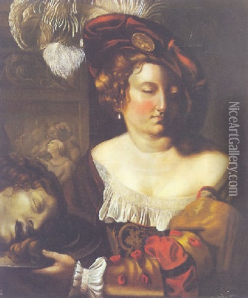 Giuditta Oil Painting - Angelo Caroselli