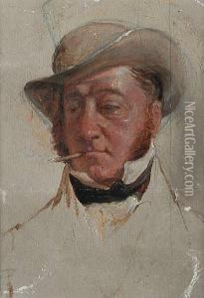 John Campbell Of Glensaddell Oil Painting - Charles Lees