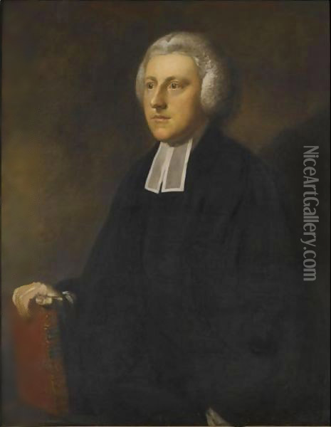 Portrait Of A Suffolk Clergyman Oil Painting - Thomas Gainsborough