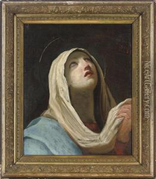 Madonna Oil Painting - Baldassarre Franceschini