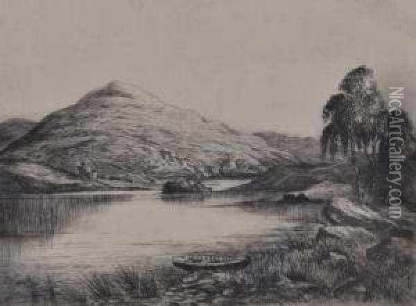 Ben Venue And Loch Lubnaig Oil Painting - Peter Graham