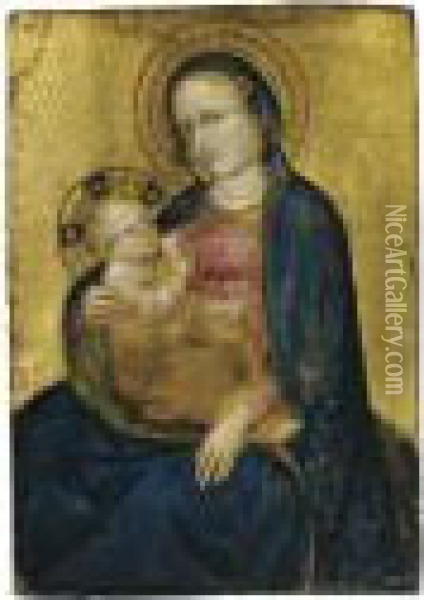 The Madonna Of Humility Oil Painting - Jacobello Del Fiore