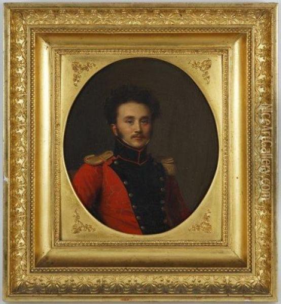 Portrait De Monsieurmarc Noski Cramer Oil Painting - Firmin Massot