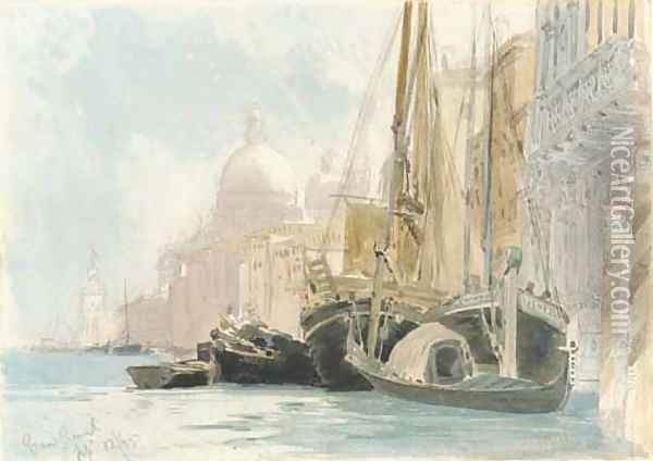 The Grand Canal, Venice 2 Oil Painting - William Callow