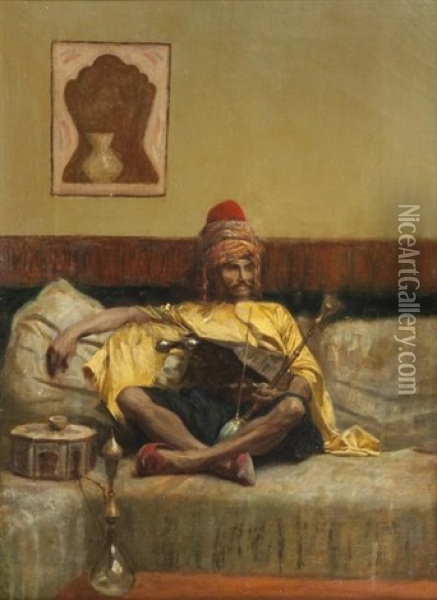 Bachi-bouzouk Assis Oil Painting - Charles Bargue