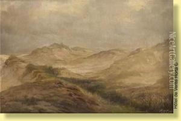 Dunes Oil Painting - Privat Livemont