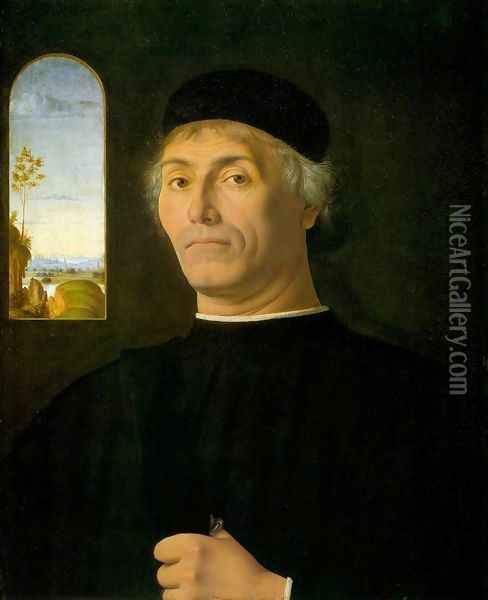 Portrait of a Man Oil Painting - Andrea Solari