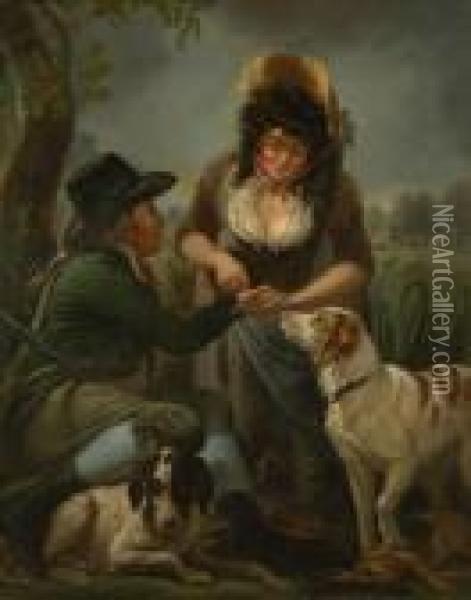 The Fortune Teller Oil Painting - George Morland